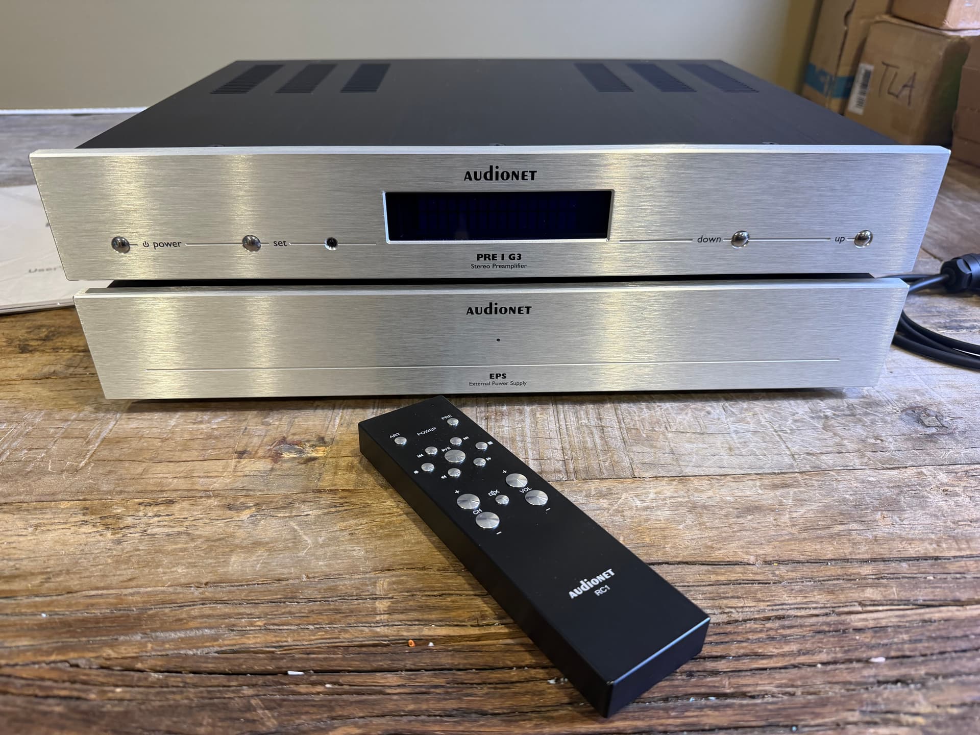 Audionet / PRE I G3 with EPS G2 — view 1